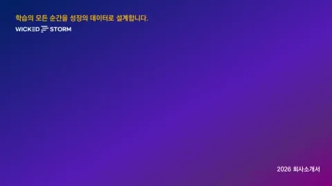 Bìa tài liệu giới thiệu công ty Wicked Storm 2026